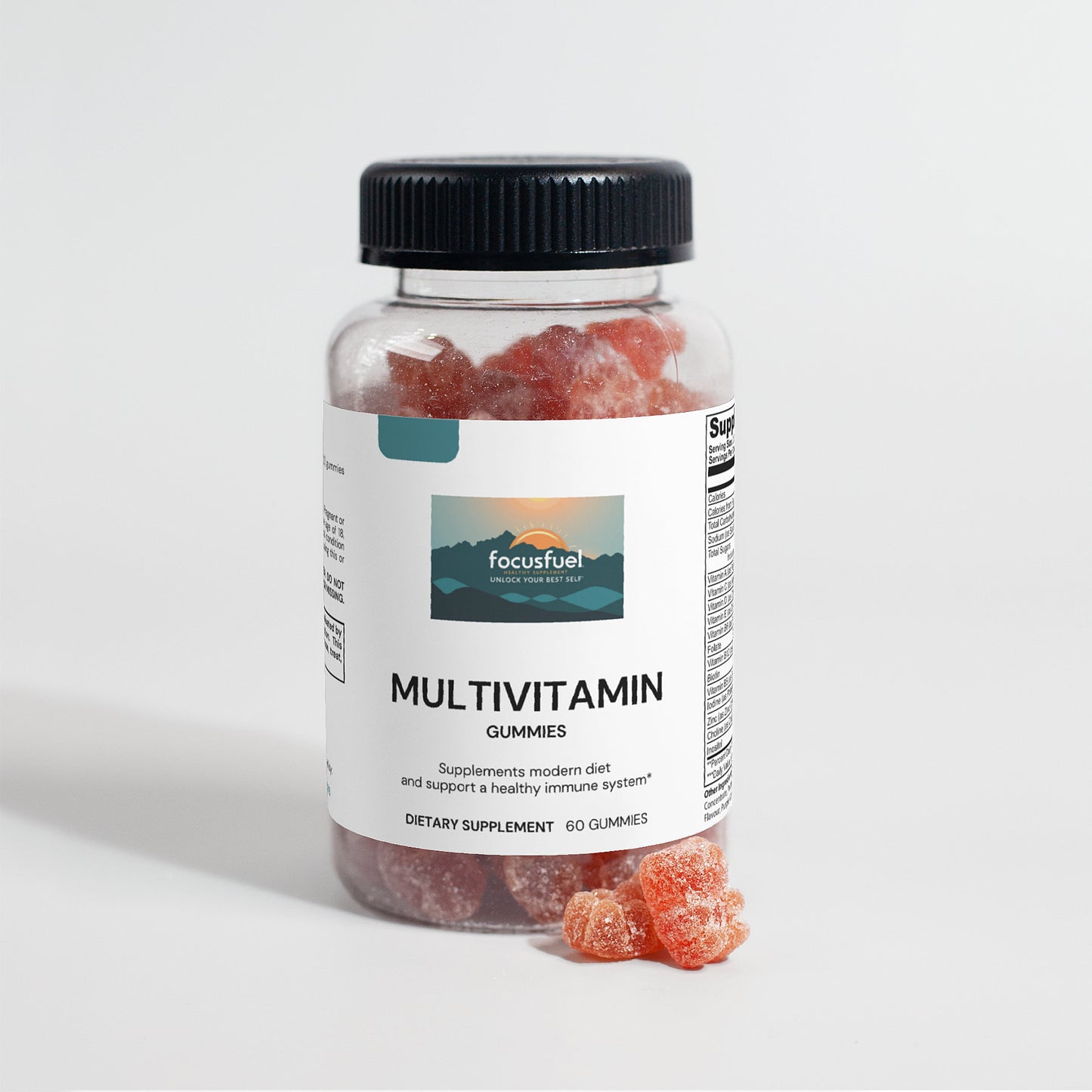 FocusFuel™ Multivitamin Bear Gummies (Adult)