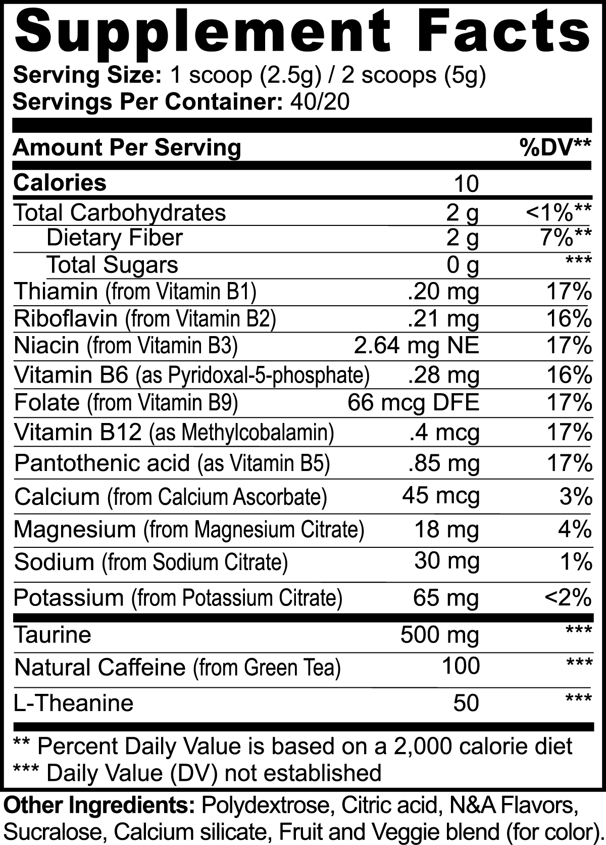 FocusFuel™ Energy Powder (Fruit Punch)